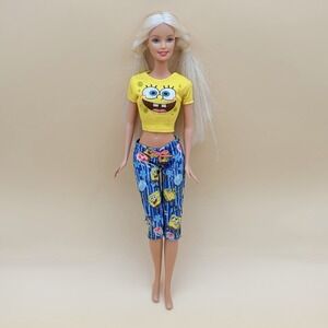 Barbie Loves SpongeBob Squarepants Nickelodeon Doll 2002